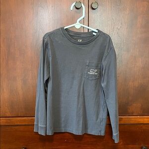 Vineyard Vines Navy Long Sleeve Tee